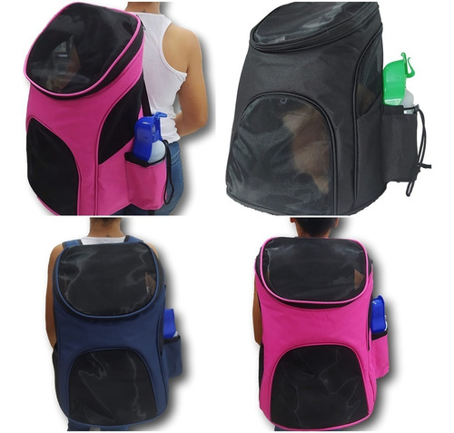 Mochila Para Transportar Pets Levar Cachorro Na Moto Rf06