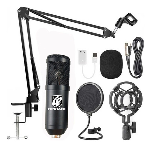 Kit Streaming Mic/atril/filtro/acc Bm-800k Cipriani