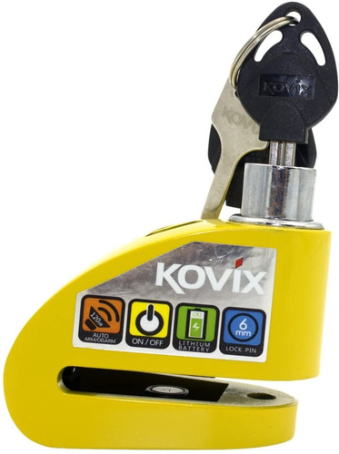 Candado De Disco Con Alarma Kovix Kd6 Sensor Movimiento