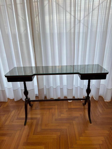 Mesa Recibidora De Madera Antigua