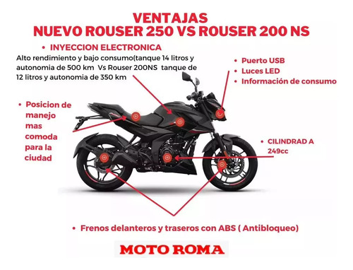 Rouser 250 Consultar Contado (125 160 200 Dominar 400)