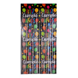 Cortina Decorativa Cumpleaños Multicolor 2 M Alto 1 M Largo