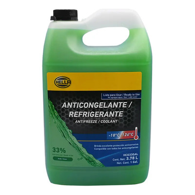 Anticongelante Hella Verde Listo Para Usar 3.78 Litros | MercadoLibre