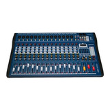 Mesa De Som Interface Mixer Lexsen Lmx16usb 16 Canais Bluetooth Usb Bivolt