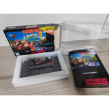 Donkey Kong 3 Para Super Nintendo Novo Manual Caixa