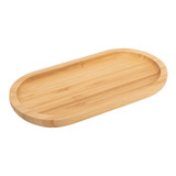 Bandeja Bambu Oval Petisqueira Tabua Gamela 24cm