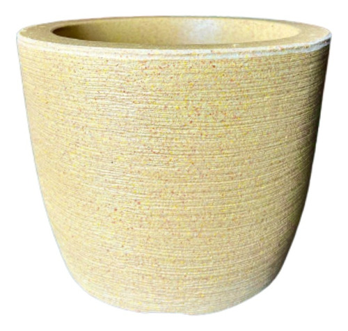 Vaso Decorativo Redondo  Grafiato Varanda E Jardim 50 Litros