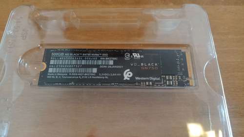 Ssd Sn750 500 Gb Western Digital Black 