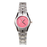 Reloj John L Cook Mujer Analogo Casual Acero Sumergible 3552