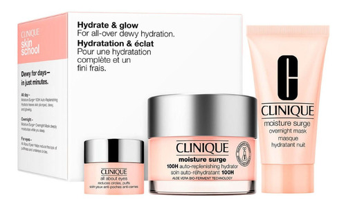 Crema Hidratante Clinique + Mascarilla + Crema Ojos Set