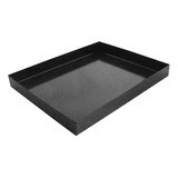 Asadera Fuente De Chapa Enlozada Gastronomica 35 X 45 Cm Color Negro