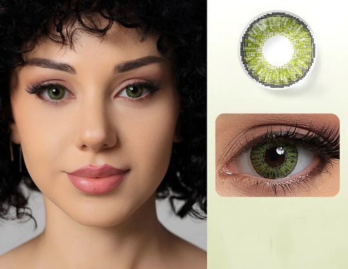 Par De Pupilentes Naturales Nadia Colors Con Estuche  | MercadoLibre