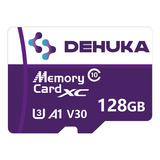 Tarjeta De Memoria Microsdhc Ultra 128gb Full Hd Rendimiento Pro Plus De Hasta 98 Mb/s Dehuka