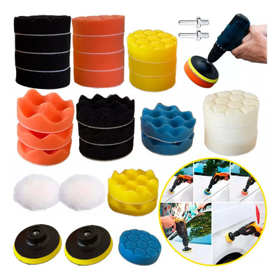 Kit De Almohadillas Pulidoras Pulir Encerar Borla 31 Unidade | MercadoLibre