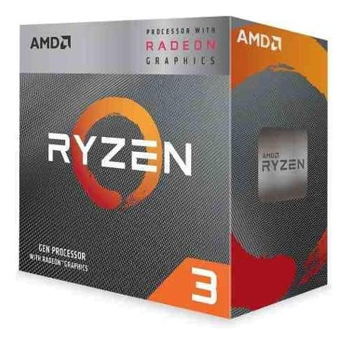 Procesador Ryzen 3 3200g, 4 Núcleos, 8 Hilos, C/ Gráfica