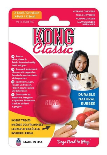 Juguete Para Perro Kong Classic X- Small Razas