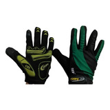 Guante Ciclismo Largos Con Gel Sbk Green Sport