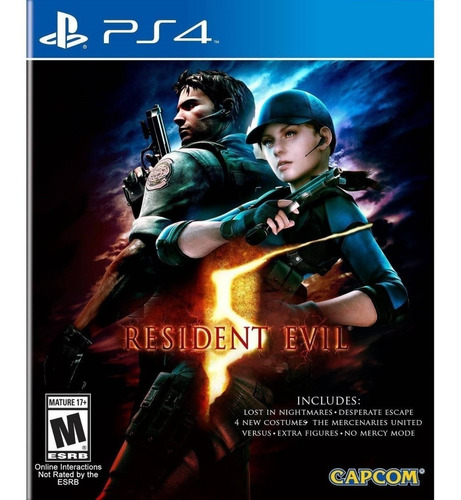 Juego Ps4 Resident Evil 5 - Original Fisico