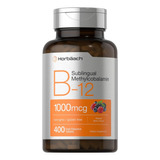 Vitamina B12 Sublingual 1000mcg 400 Unidades Vegana Eg Bb84