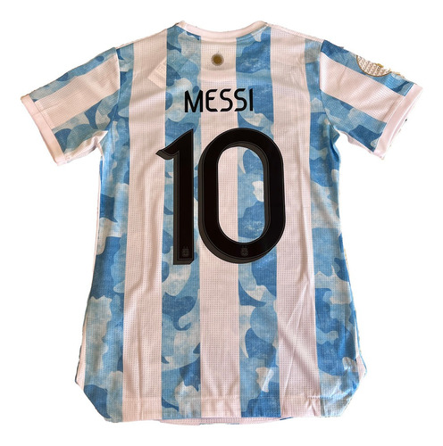 Jersey Argentina 2021 Messi 10 Versión Jugador