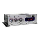 Amplificador 4ch Bluetooth Radio Fm Usb Sd 010-150 