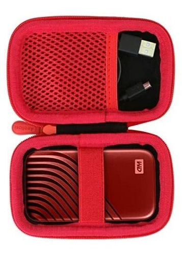 Estuche Para Disco Duro Aenllosi Para Wd 1tb 2tb 500gb -rojo