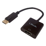 Ulink Adaptador De Video Display Port Macho A Hdmi Hembra Ul Color Negro