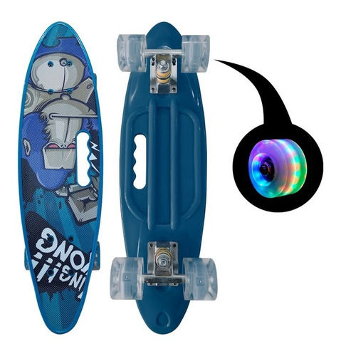 Skate Penny Cruiser Patineta King Kong Ruedas Led Niños