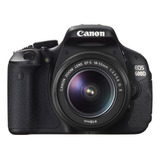  Canon Eos 600d - Rebel T3i Dslr Con Kit 3 Lentes 