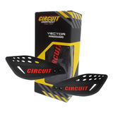 Cubremanos Universales Circuit Vector Carbono Negro/rojo