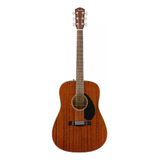 Guitarra Acústica Dreadnought Fender Cd60s Mahogany  Caoba