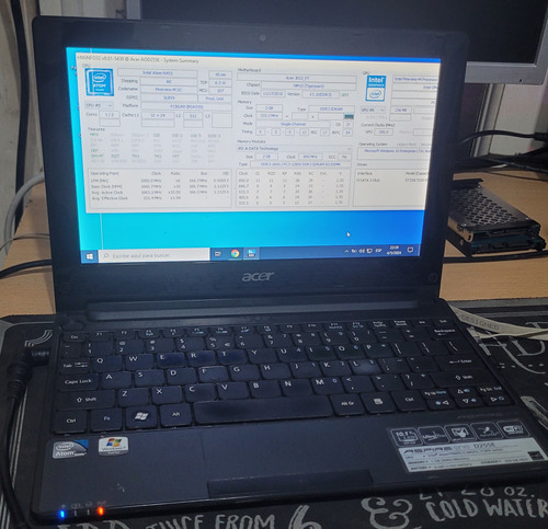 Notebook Acer Aspire One D255e Funcionando Ok - Sin Bateria