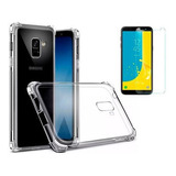 Kit Case Capa Anti Impacto Para Samsung Galaxy J8 + Pelicula