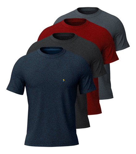 Kit 4 Camisetas Camisas Dry Fit Masculina Academia Treino 