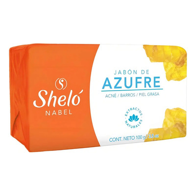 Jabón Azufre Sheló Nabel Para Piel Grasa Y Acné 100g | Meses sin interés