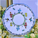 Plato Porcelana Collingwood Summer Birds And Meadow Flowers