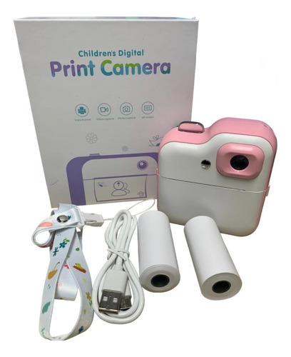 Camara De Niños Instantánea Mini Impresora Automatica Videos