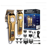 Kemei Km 2011 Dorado Combo Maquina Y Patillera 1.5 W