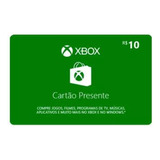 Cartão Presente Xbox Gift Card Microsoft Brasil Digital