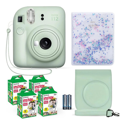 Fujifilm Instax Mini 12 Instant Camera Mint Green + Fuji ...