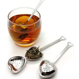 Infusor Cuchara De Té Y Aromáticas De Corazón Con Mango