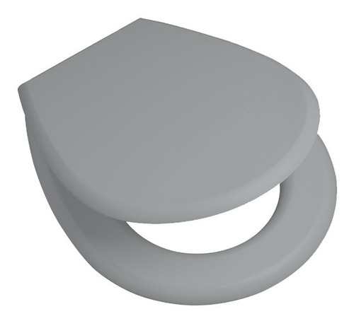 Asiento Inodoro Para Ferrum Pilar Color Gris Mdf H Cr