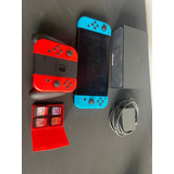 Nintendo Switch Oled (casi Nueva) Con Todos Los Accesorios