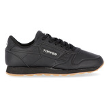 Zapatillas Running Topper Raven Hombre En Negro Y Blanco | S