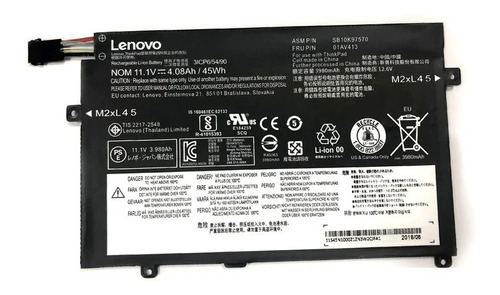 Bateria Lenovo Thinkpad E470 E470c E475 01av413 Original