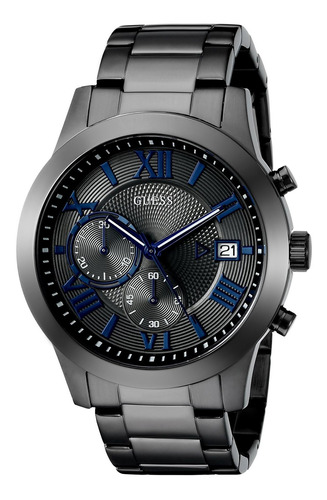 Reloj De Pulsera Guess De Acero Inoxidable Con Cronógrafo