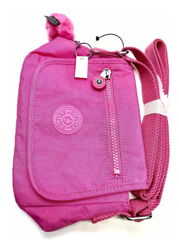 Kipling Bolsa Cartera Rosa 100% Original Garantizada Hermosa