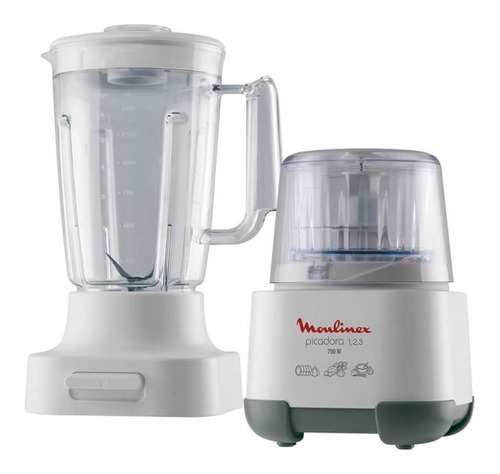 Picadora Moulinex 750w Ad6021ar Con Vaso Licuador