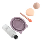 Brochas De Maquillaje Para Limpieza, 5 Unidades, Kit De Cuen