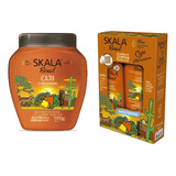 Kit Skala Linha Caju - Shampoo,  Cond  E Mascara